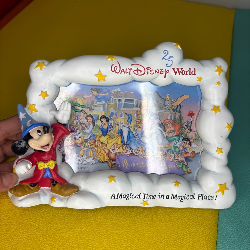 Walt Disney World 25th Anniversary Vintage Photo‎ Frame - Picture 2 of 7